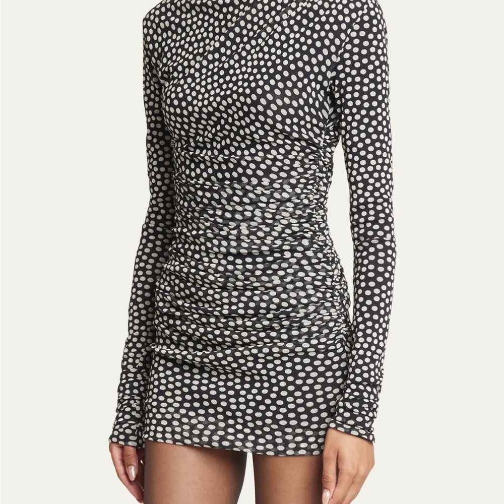 Polka Dot Long Sleeve Dress